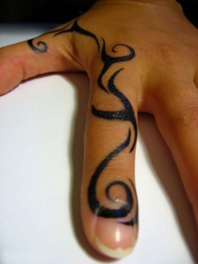 19 Tribal Tattoos Designs For Fingers Finger Tattoo Designs