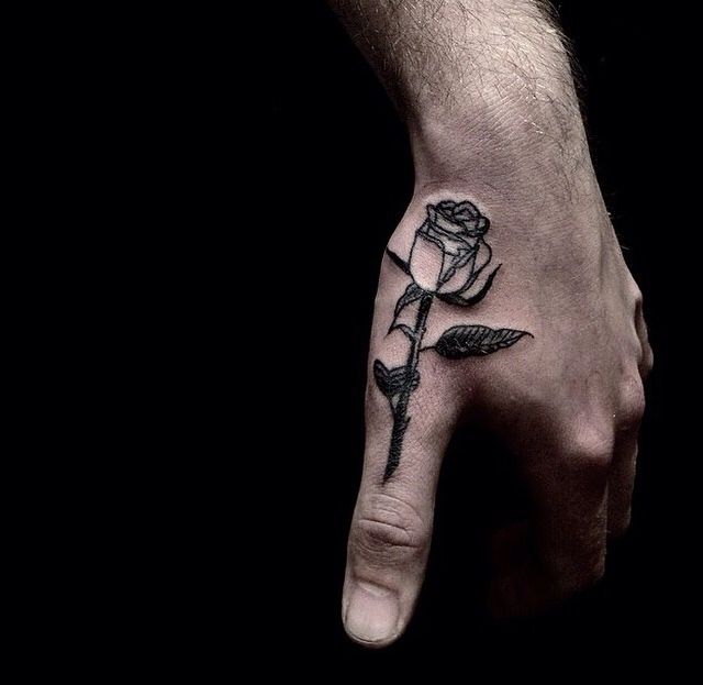 19+ Finger Rose Tattoo - PrakashCalin